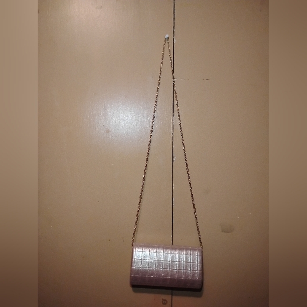 Rose Gold  Chocolate Bar Crossbody Bag